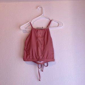 Pink Swimsuit top. Size medium.